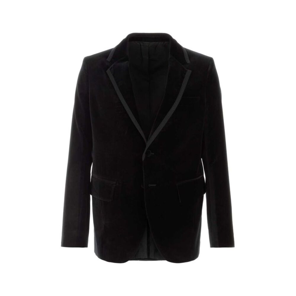 Fendi Men Black Velvet Blazer